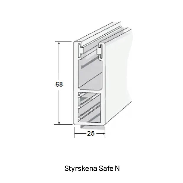 Styrskena Mini Safe